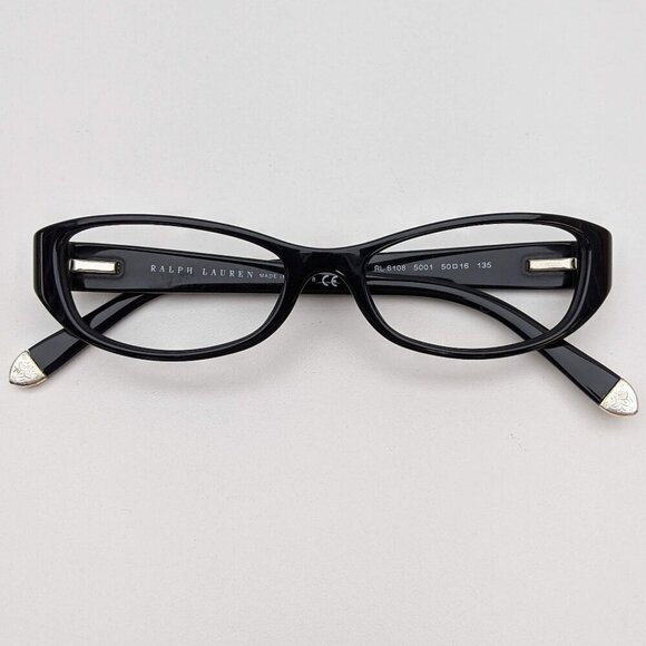 🕶️Ralph Lauren RL6108 5001 Eyeglasses 50/16 135 /YHG123🕶️​ - Picture 1 of 6